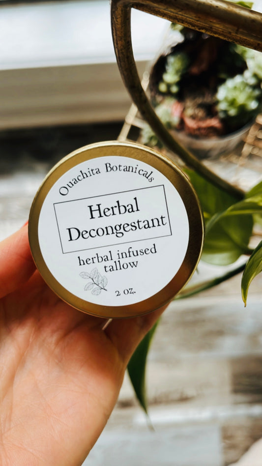 Herbal Decongestant Salve